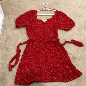 Red Polka Dot Dress
